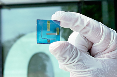 Organic solar cell developed by ICFO group.