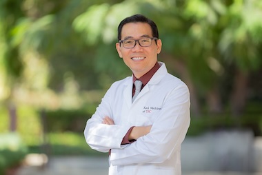 David Tran: laser-based treatment extends patients' lives.