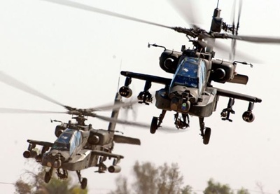 Apache helicopter