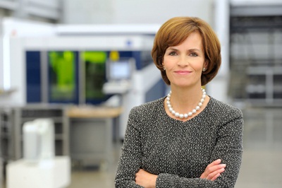 All smiles: Trumpf's Nicola Leibinger-Kamm&uuml;ller