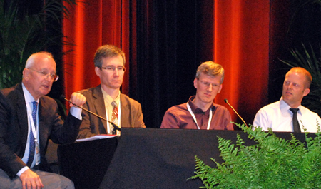 Power brokers: EPIC panel considered optical networks.