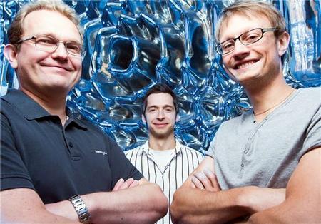Blood brothers: SINTEF researchers Johansen (left), Mielnik and Grepstad.