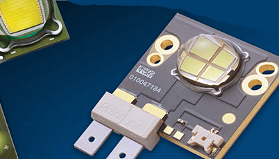 Luminus' SST-90 and SSM-80 LEDs supported by Fraen's optics.