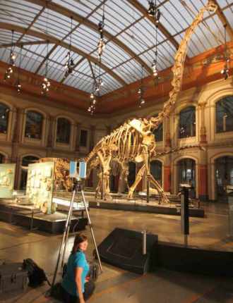 Hold that pose: lidar scanning underway