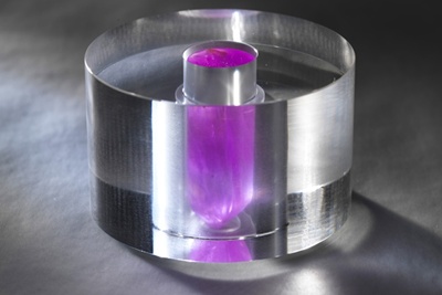 Ruby-colored; but not ruby