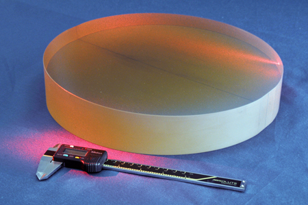 RAL's new ultra-high precision off-axis parabolic mirror.