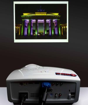 Laser projectors for classroom and boardroom
