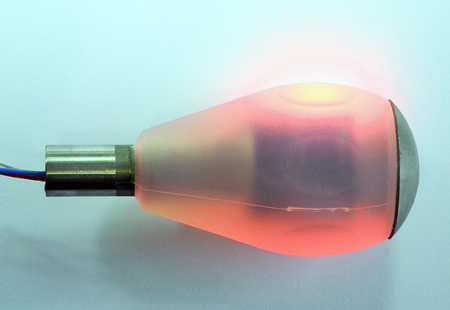 Kinder cuts: LED informs surgeon that his work is done.