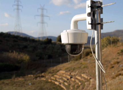 Infrared cameras can capture rises in temperature.