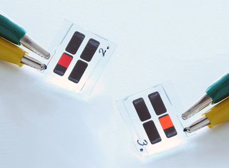 Liquid-processed SiLEDs.