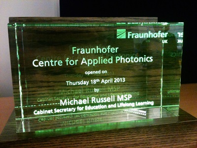 Up and running: Fraunhofer UK
