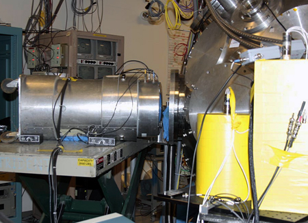 Secure facility: The experimental apparatus used by the Los Alamos scientists.