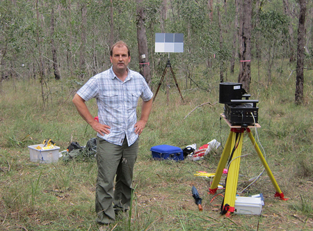 Tremendous development: Mark Danson in Australia.
