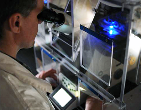 Seeing more: Nencki's Dr Tytus Bernaś takes a closer look.