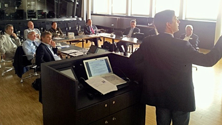 James Cogan, of PNO Innovation, (right) proposed EPIC's Venture & Finance Workgroup.