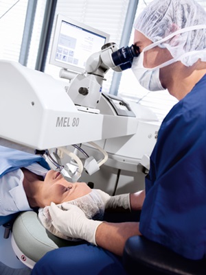 Laser presbyopia correction