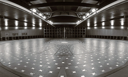 A lot of wind: Inside the Ontario WindEEE facility where WindScanner is installed.