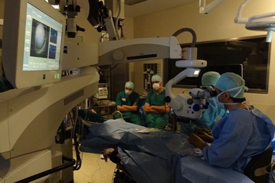 Combination kit used in live surgery