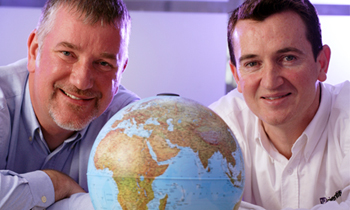 Winners: Scientifica's Mark Johnson and David Rogerson.