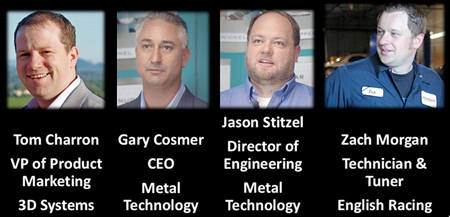 The 3D Systems hosted webinar brought together all parties involved.