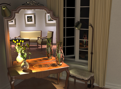 Superior illumination simulation.