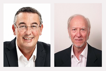 Conference co-chairs Jean-Luc Beylat and Jean-Claude Simon.