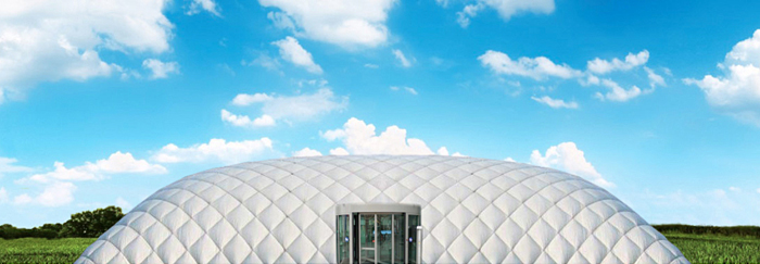 Power structure: in the pilot, the PVC membrane is covered with HeliaFilm.