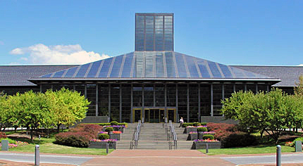 Expansive: Corning's headquarters in New York State.