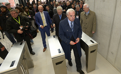 Early entrant: Jan Řídký, Director of the Czech Republic's Institute of Physics.
