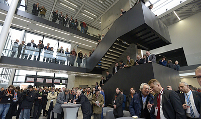 The workspace will house unique high power beams and hundreds of scientists. 