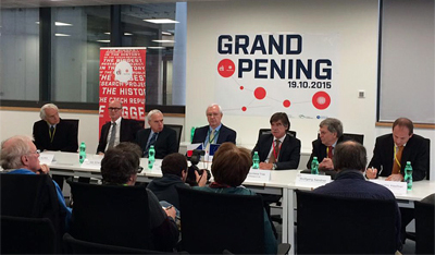 Any questions? ELI Beamlines holds its first press conference.