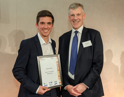 Winner: Jonathan Roberts, Lancaster University and Philip Nelson, CEO, EPSRC.