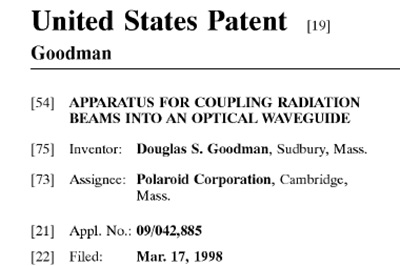 Polaroid patent (click to enlarge)
