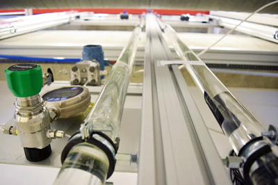 Atlantic current flows are simulated in a 4.5m test rig in Stavanger.