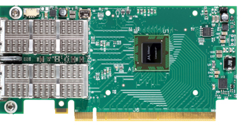 Mellanox 100Gb/s interconnect adapter.