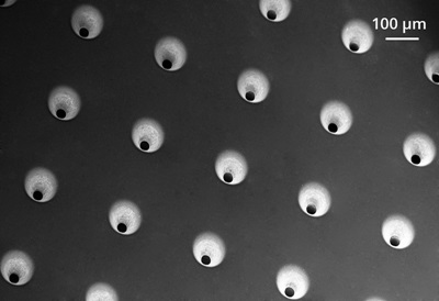 Ultrafast laser drilling