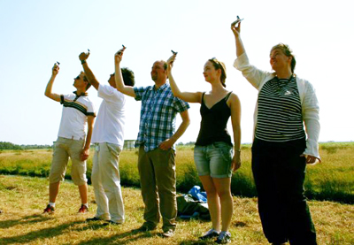 The Dutch iSPEX-project performing atmospheric measurements in the Netherlands. 