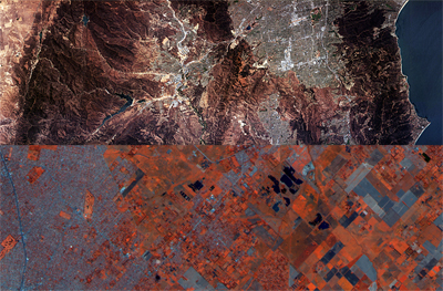 Colorful scenes: South Africa's new satellite will have improved sensing powers.
