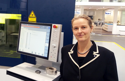 Annette Doyle, Trumpf UK's managing director.