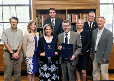 Recommitting their vows: Rochester and Jena believe they are stronger together.