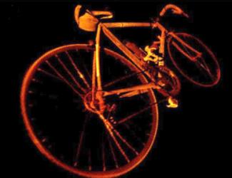 OCT on a bicycle: imaging cubic-meter volumes