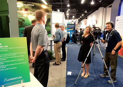 Lumentum attracted TV interest.