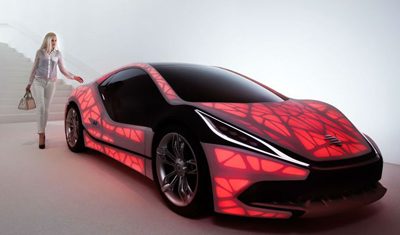 Functionally integrated, bionically optimized lightweight vehicle structure.