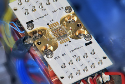 Mounting of individually addressable diode lasers for CBC.