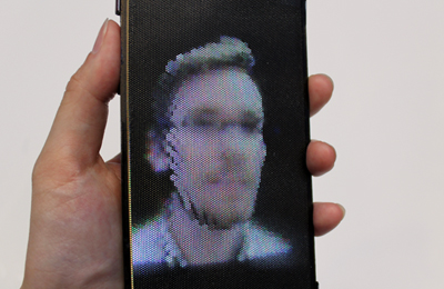 The phone could enable more realistic conference calls. 