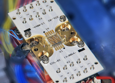 Sales boost: Individually addressable diode lasers with rear and front facet access.