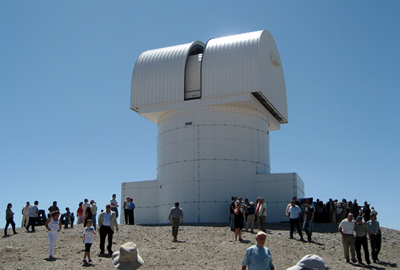 Popular destination: the 2.3m Aristarchos telescope at the Helmos Observatory, Greece. 