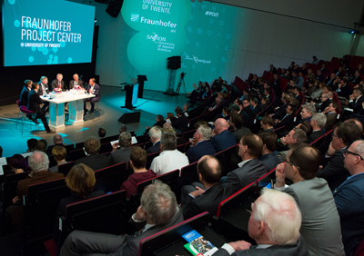 The opening ceremony drew a lot of interest from the Dutch and German partners.