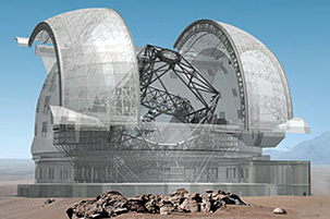 ELT: first light is expected in 2024.