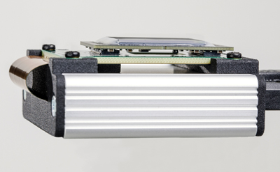 Demonstrator of the WUXGA OLED microdisplay.